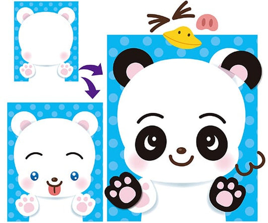 どうぶつふくわらい　パンダ　3282 1パック