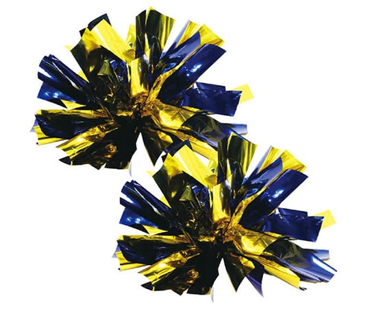 ハンドフリーチアポンポン ブルーゴールド 1組（2個入）　3515 1組(2個入)