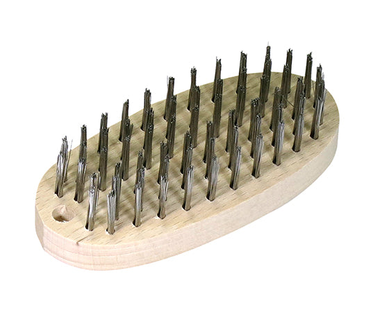 Daigoro Stainless Steel Wire Brush, Oval Shape, 1 Piece