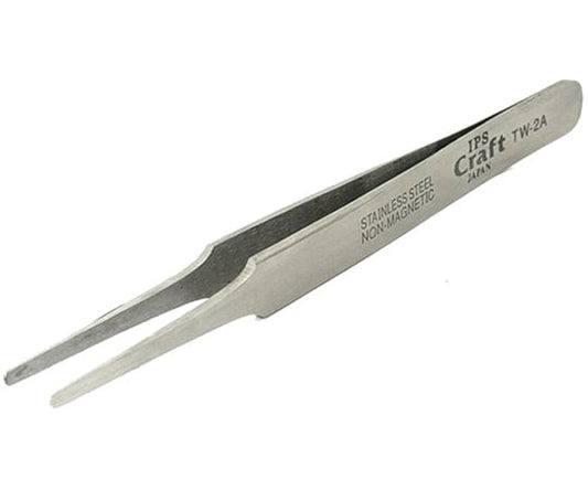 IPS　超精密ピンセット　フラット　120mm　TW-2A 1個