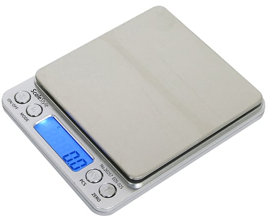 Scale Style Easy Digital Scale Thin Type 2kg EDS-02S 1pc