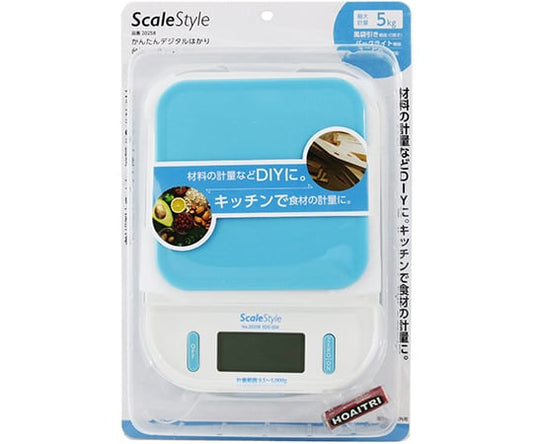 Scale Style Easy Digital Scale Platform Type 5kg EDS-05K 1pc