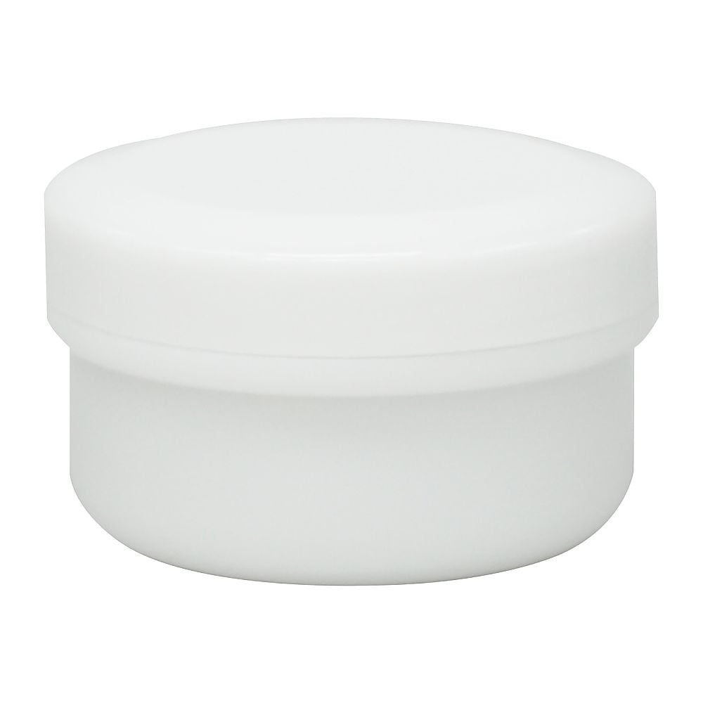 Alpha Ointment Jar (Ointment Container, Extra Large) 60mL White 20 Pieces ATA60R-01 1 Bag (20 Pieces)