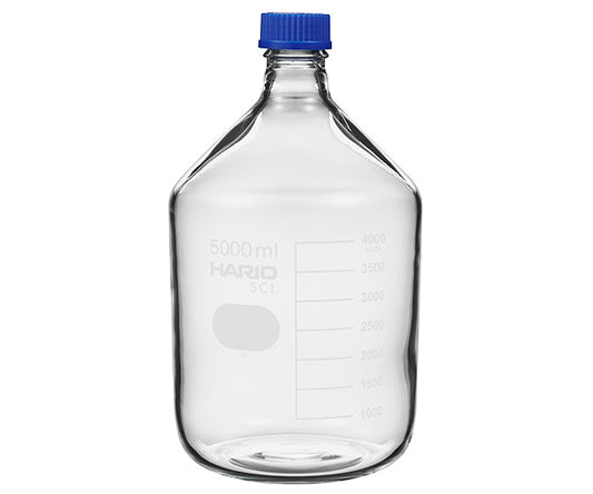 Heat-resistant screw-top bottle (with liquid-cutting ring) GL-45 5000mL NBO-5L-SCI 1 bottle