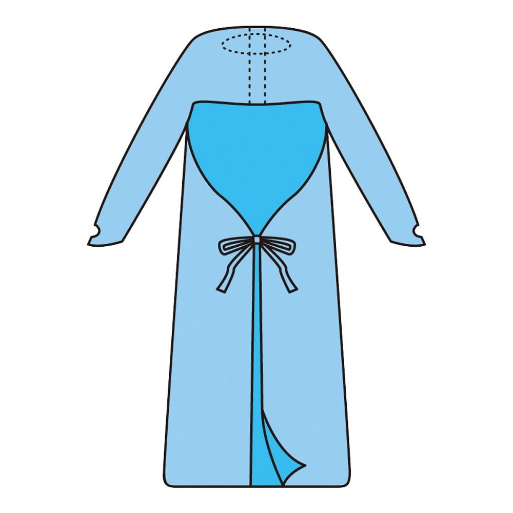 대나무 호랑이 비닐 앞치마 E 10장입 076340 1상자(1장×10봉투입)