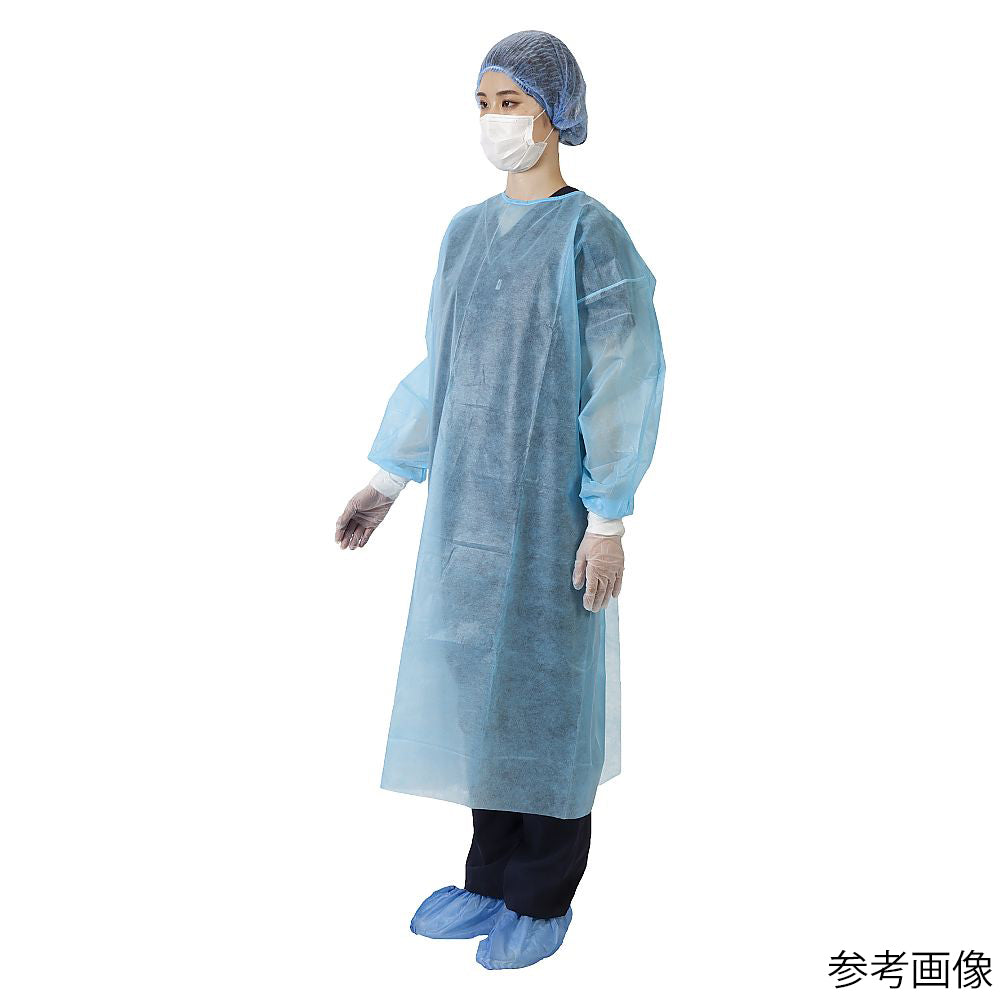Ferlac No.55 (Isolation Gown Free) Blue 50 pieces 076500 1 box (1 piece x 50 bags)