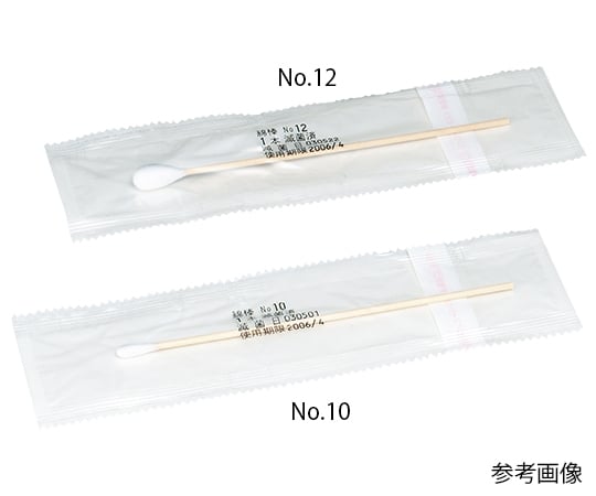 滅菌綿棒（一般タイプ）　No.12　1本×125袋/箱　1240161 1箱(1本×125袋入)