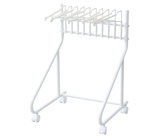 スラックスハンガーラック　スイング式　キャスター付き　10枚対応　RSL-10(WH2) 1台