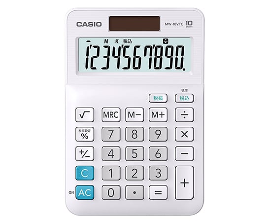 カシオ　ミニジャスト10桁電卓　MW-10VTC-N 1個