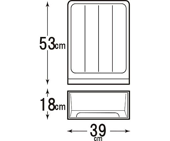 Fits Case (depth 53cm) S-53 4904746299185 1 piece