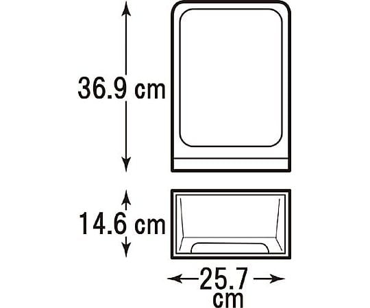 Fits Case Mini Width 25.7 x Depth 36.9 cm 4904746297280 1 piece