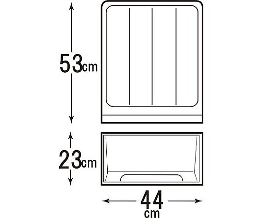 フィッツケース（奥行53cm）ワイドM-53　4904746298188 1個
