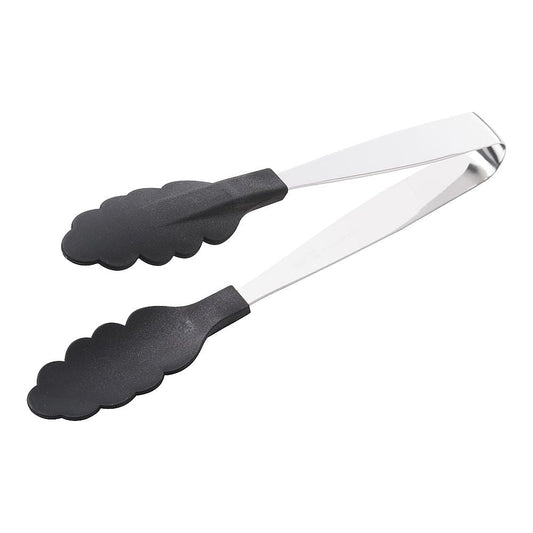 18-0 Antibacterial Heat-Resistant Color Tongs Mini Black BTVL001 1pc