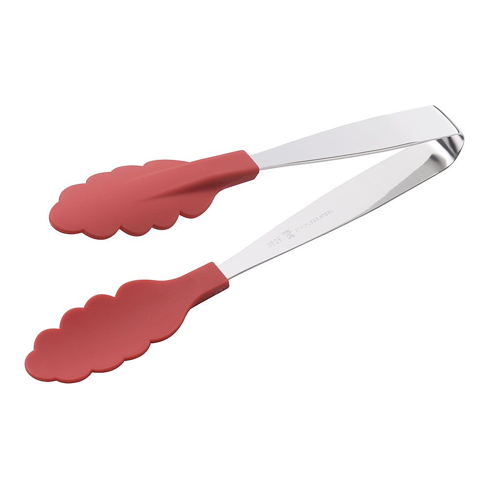 18-0　抗菌　耐熱カラートング　ミニ　レッド　BTVL002 1個