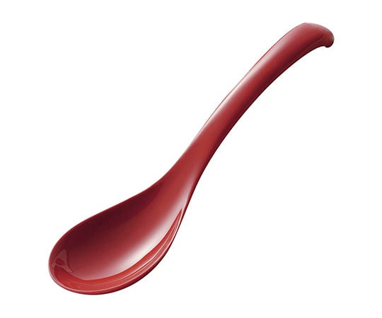 いろいろ使える便利なレンゲ　大　レッド　RLVO002 1個
