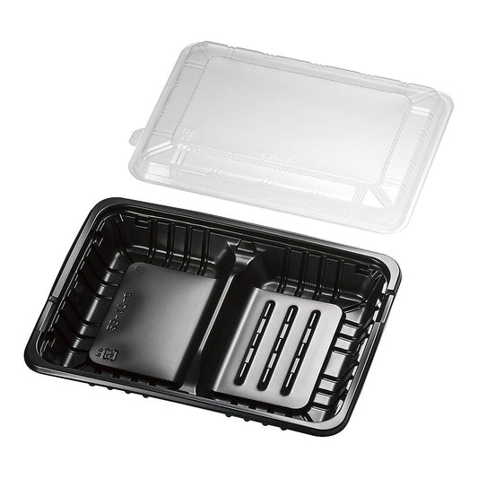 FM Lunch Box with Transparent Lid (20 Sets) Medium D XBV0601 20 Sets