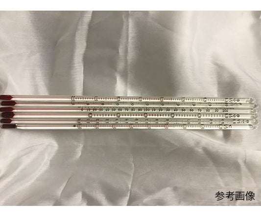 Red liquid rod thermometer 0-50℃ JC-2086 1 piece