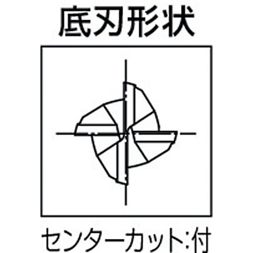 ＯＳＧ　超硬エンドミル　ＷＸ４刃ショート（強力重切削型）　５　３０１６０５０　WX-PHS-5　1 本