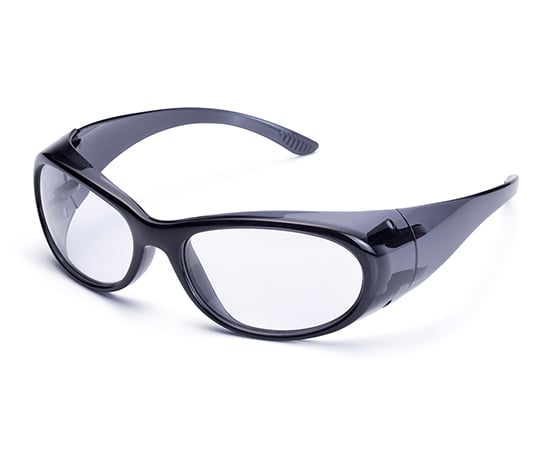 JIS Safety Glasses 2 Eyes Black YS-210 JIS CBLK 1 Piece