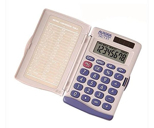 ハンディ電卓　HC131 1個