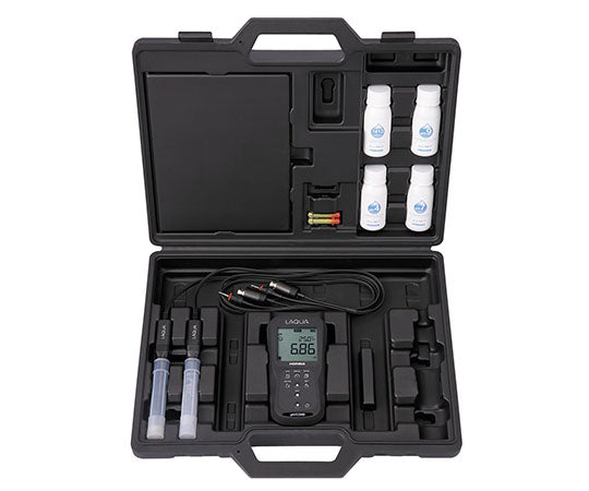 [Portable/Handy pH/Electrical Conductivity Set] Field-type portable water quality meter LAQUA D-210PC-S 1 set