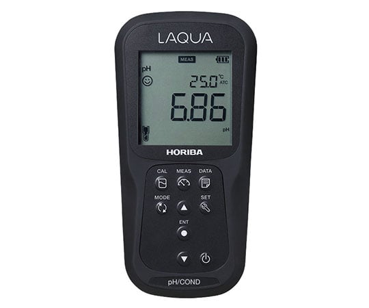 (휴대용/핸디 pH・전기 전도율 미터 본체만) 필드형 휴대용 수질계 LAQUA D-210PC 1 세트