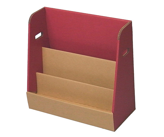 すまいるキッズ絵本ラック（レッド） 1個