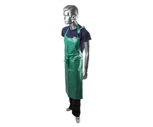 내약품 앞치마 유니섹스 내약품성 PVC 녹색 CMA 48 X 36 1개