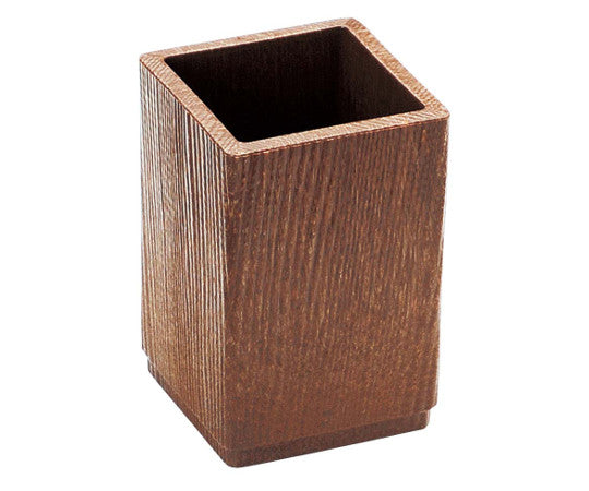 Resin chopstick holder (small) light brown M44-160 7314500 1 piece