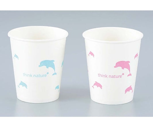 기제 돌고래 무늬 종이컵 5온스(50개입)φ66 5613550 50개입