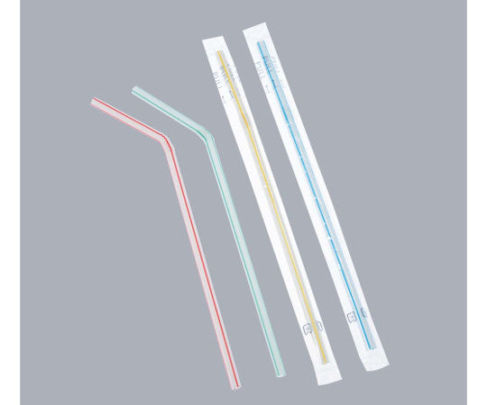 Bendable straws in OPP transparent bag (500 pieces) φ6×210mm 5900000 1 set (500 pieces)