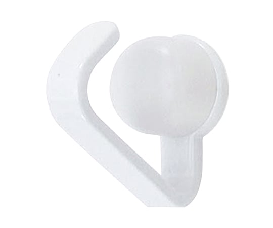 J-hook, semi-triangle, white, 2 pieces, MJ-020W, 1 set (2 pieces)