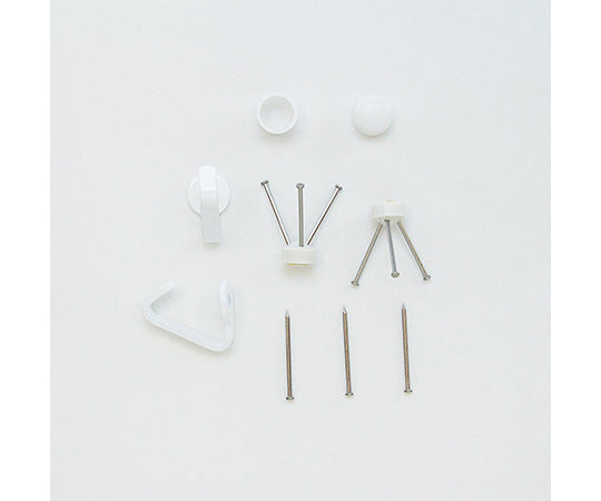 J-hook, semi-triangle, white, 2 pieces, MJ-020W, 1 set (2 pieces)