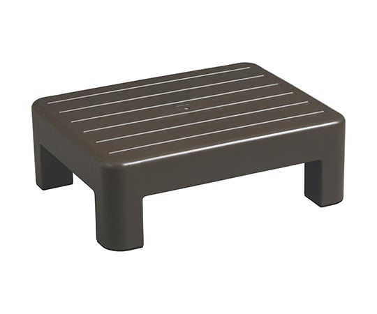 Plastic step stool, small, brown, 380mm x 300mm x 130mm, ST-625, 1 piece