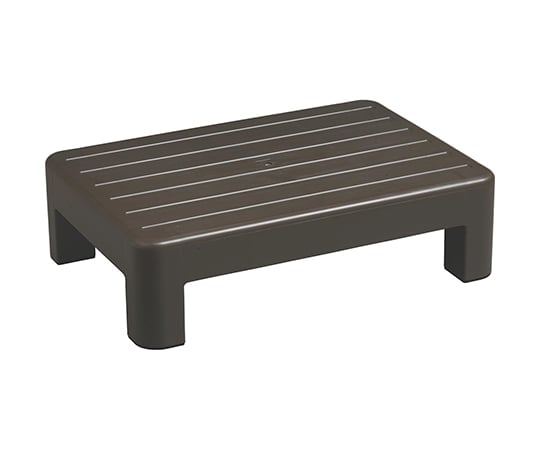 Plastic step stool, medium size, brown, 460mm x 320mm x 130mm, ST-605, 1 piece