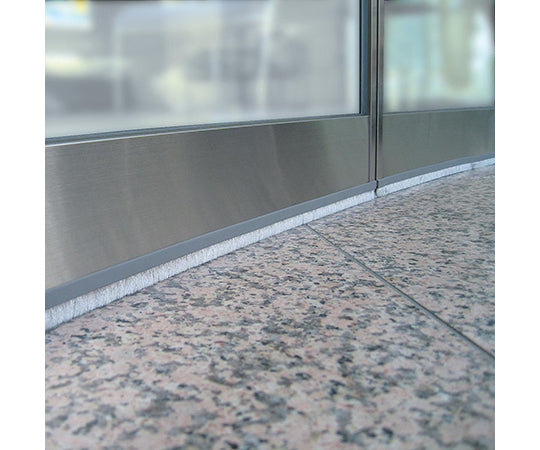 高級平板タイプ　すき間ブラシシール　シルバー　10×10mm×3m　SB200GY 1巻