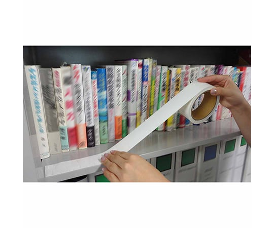 책장・탁상의 전도 방지 탁 피트 가드 테이프 화이트 4cm×2.5m TF-GT0425-W 1권