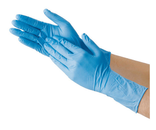 니트릴 사용 장갑 가루 무 롱 100장입 블루 S 2038 1상자(100장입)