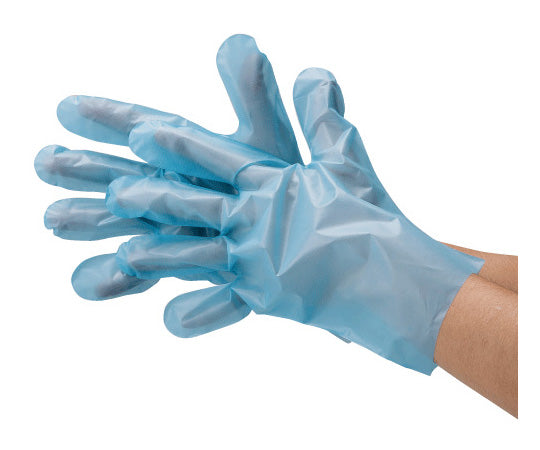 폴리에틸렌 장갑 외부 엠보싱 이코노미 100장입 블루 S 2018 1팩(100장입)
