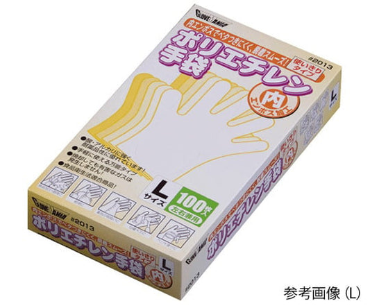 폴리에틸렌 장갑 안 엠보싱 100장입 클리어 S 2013 1상자(100장입)