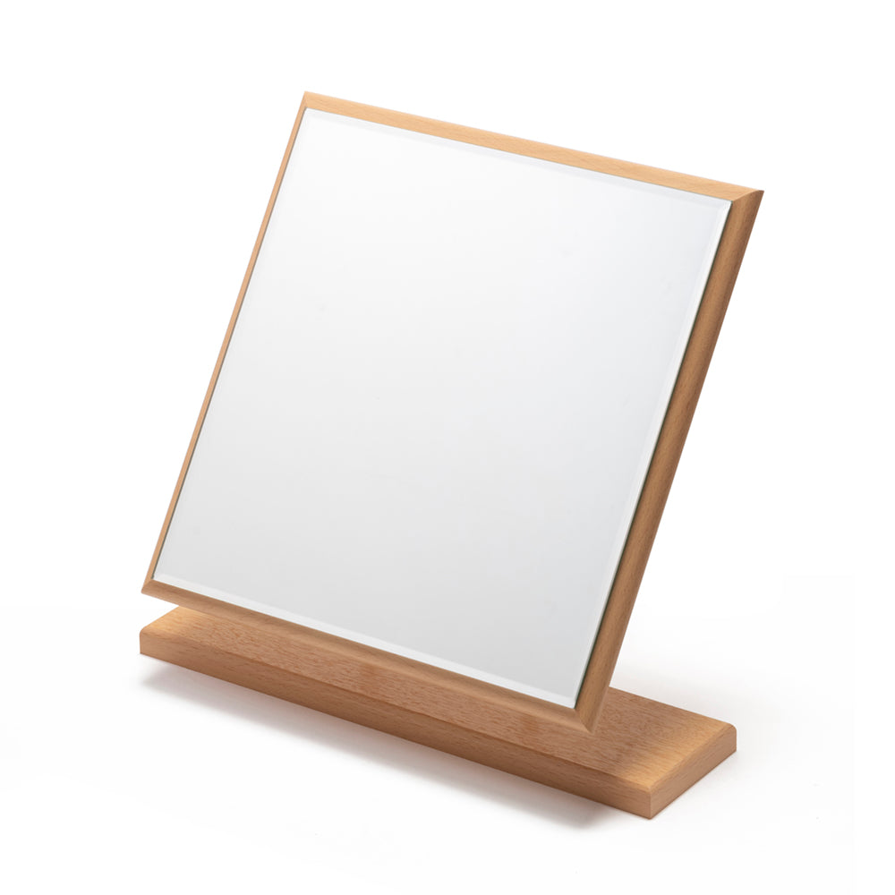 Wood Stand Mirror L Wood Grain H-301 1pc
