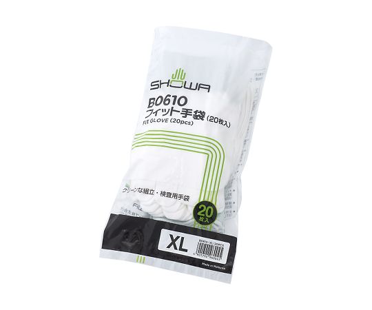 Fit Gloves 20 pieces XL B0610-XL 1 bag (20 pieces)