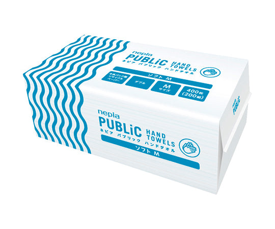 ペーパータオル パブリックハンドタオル ソフトM 200組 25パック入り　79722 1ケース(5000組入)