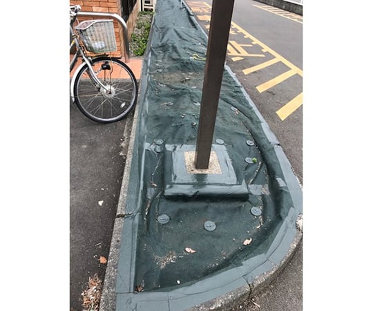 Weed control sheet fixing tape green 100 x 20 930GR 1 roll