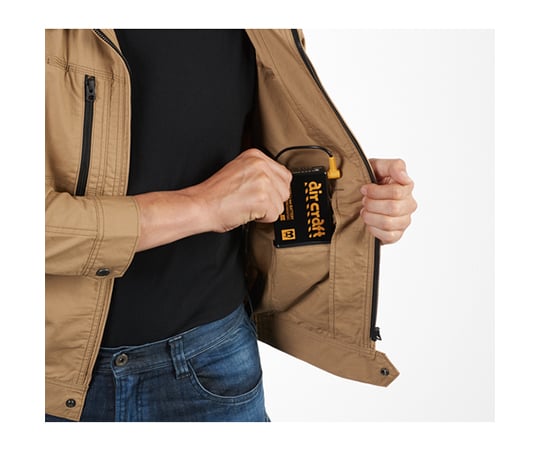 Air Craft Jacket M Khaki AC1141-23-M 1 unit