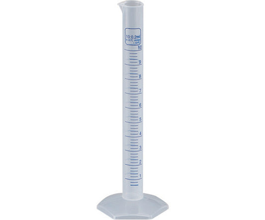 암 실린더 10ml 파란 눈금 첨부 PP제 MS10 1개