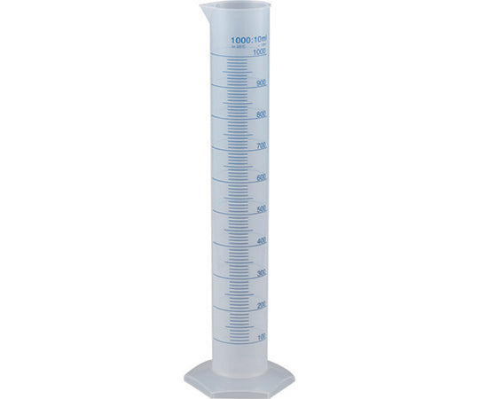 암 실린더 1000ml 파란 눈금 첨부 PP제 MS1000 1개