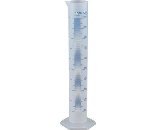 암 실린더 1000ml 파란 눈금 첨부 PP제 MS1000 1개