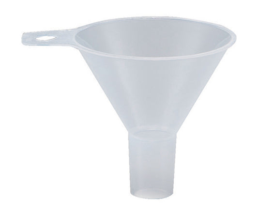 粉末ロート　上部内径Φ65x足外径18x足長26　PP製　PR65 1個