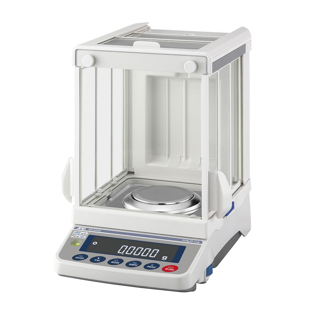 Balance with built-in calibration weight GX-A series Capacity: 220g Minimum display: 0.0001g GX224A 1 piece
